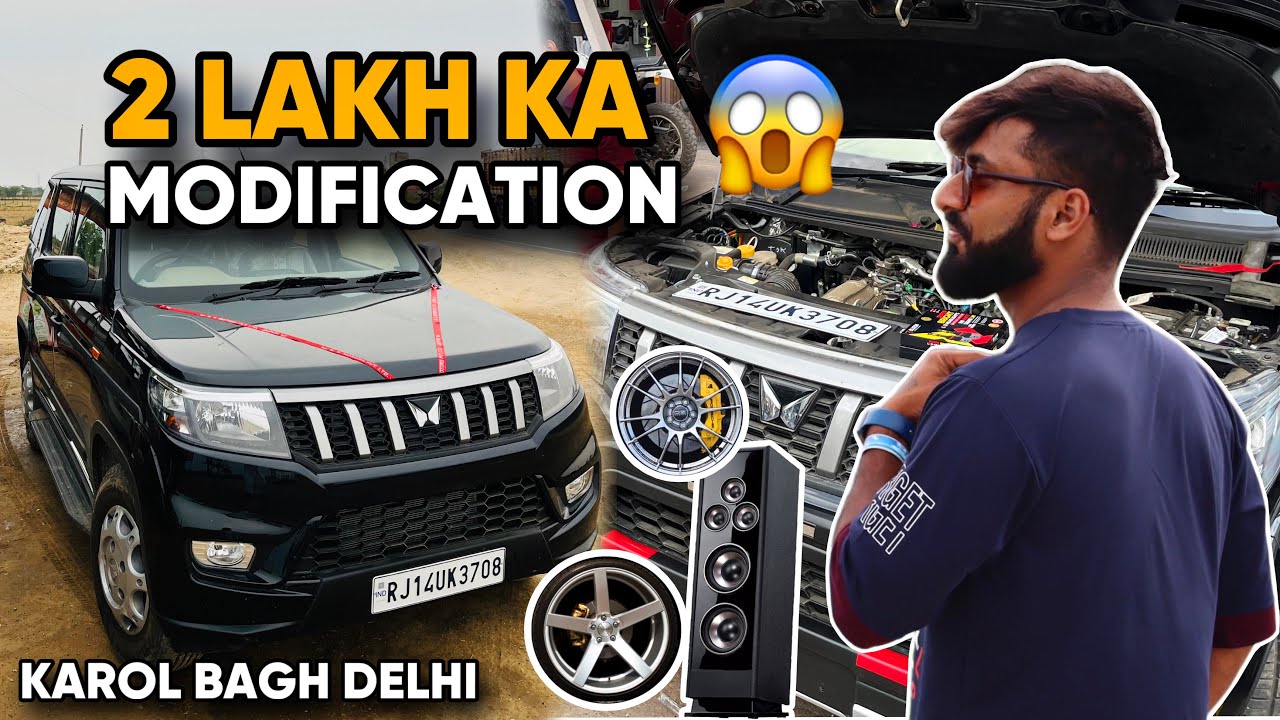 Mahindra Bolero Neo N8 Modification in Karol Bagh Delhi | Car Buzz Karol Bagh