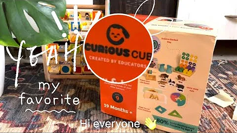 Curious Cub Level - 9 play n learn Montessori Kit #unboxing #curiouscub #montessori #baby #playtime 