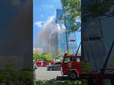 Использование дронов в Китае при тушении пожаров🧯
