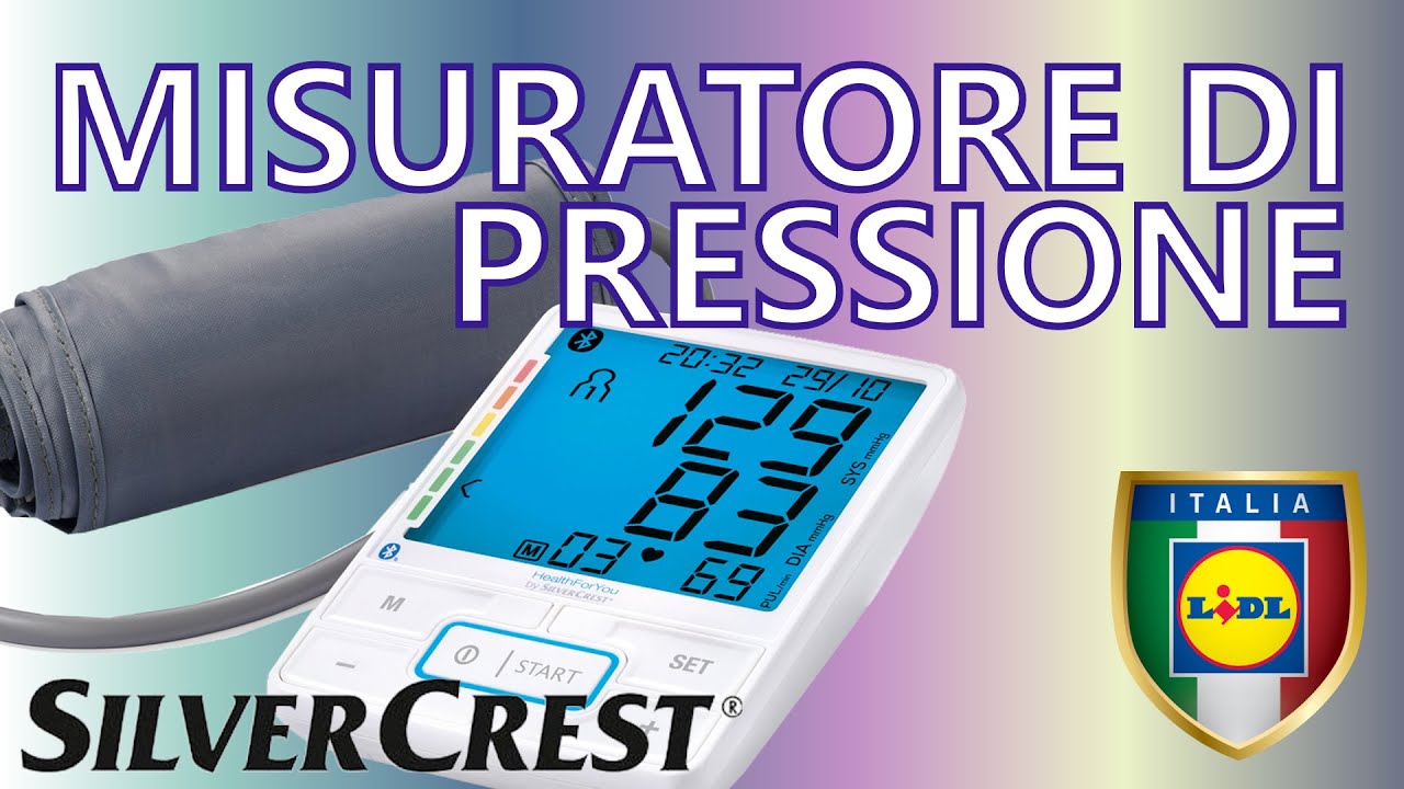 Misuratore di pressione SilverCrest LIDL, unboxing, configurazione