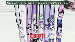 New Sanrio Kuromi Press Gel Pen Cute Student Writing Pen Learning ... — Best Deal 2026 | Shop Now!
