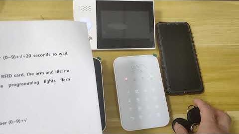 How to add RFID tag to KONLEN wireless keypad