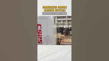 Touch screen control, easily complete corrugated box orders. #cartonboxmachine