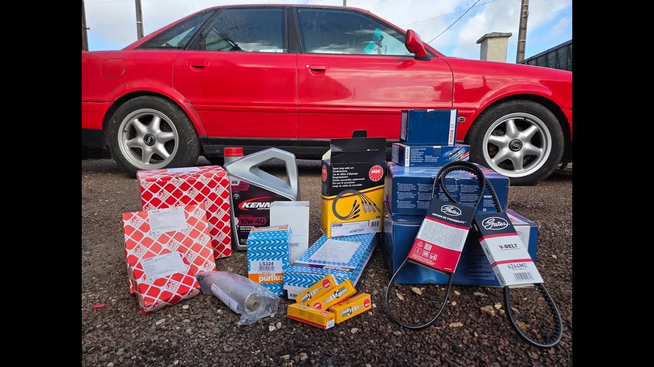 MA AUDI 80 COMPETITION APRES 12 ANS A L'ARRET