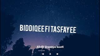 Biddiqee fi Tasfaayee: Abdii jireenya kooti lyrics video Farfaanna afaan oromoo durii