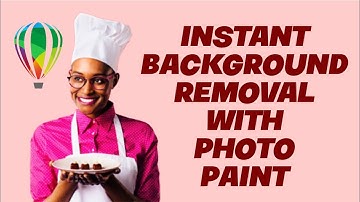 INSTANT Background Removal in Corel Photo paint Easy!