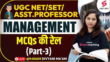UGC NET JUNE 2024 Management | UG CNET Management Series (Part-3) | Divyani Ma