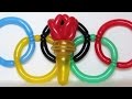 Олимпийский огонь из шаров / Olympic flame of balloons (Subtitles)