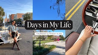 DAYS IN MY LIFE: Spring in Charleston, Golf Cart Errands, Movie Night
