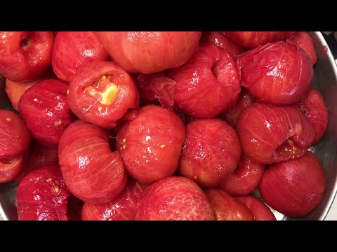 Видео: Съхранение на домати на закрито - Зелените домати стават червени
