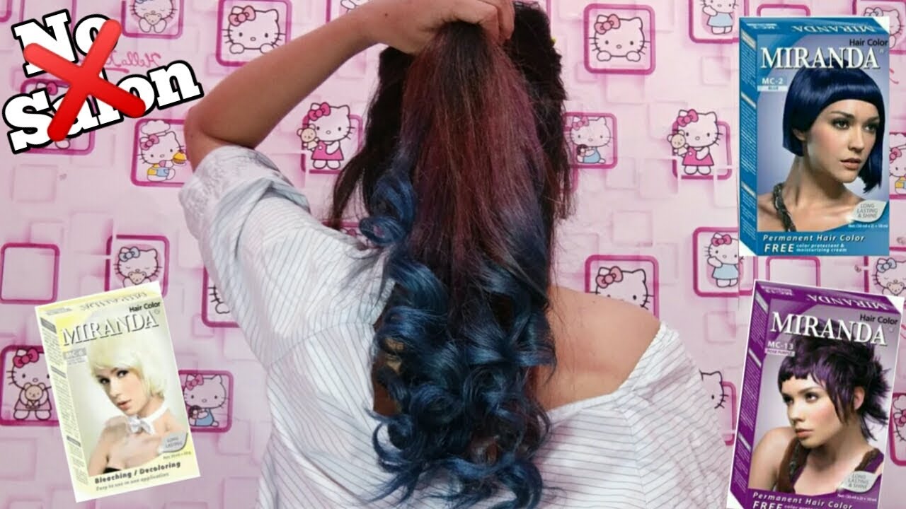 TUTORIAL CAT  RAMBUT  OMBRE  SENDIRI DIRUMAH YouTube