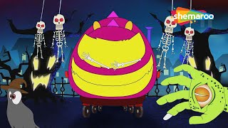 Wheels On The Bus Halloween Song For Kids | Shemaroo Kids Junior