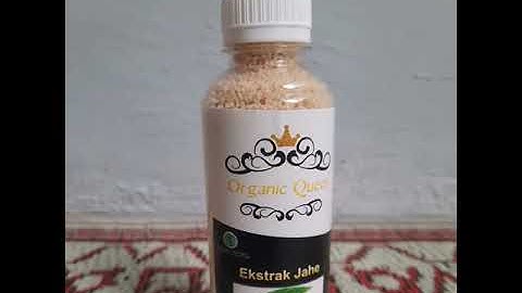 Ekstrak Jahe / Minuman Jahe Bubuk Per Botol terbuat dari jahe emprit