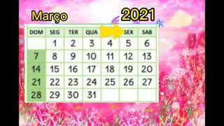 Calendário Ta Feira 26 De Março Bom Dia