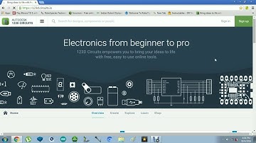 Light sensor simulation using 123D circuits