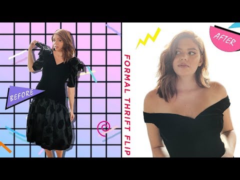 80s black prom dress