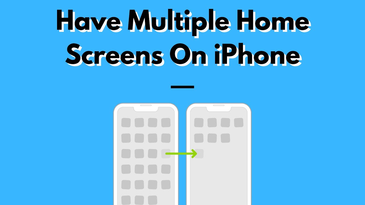 How To Have Multiple Home Screens On IPhone YouTube