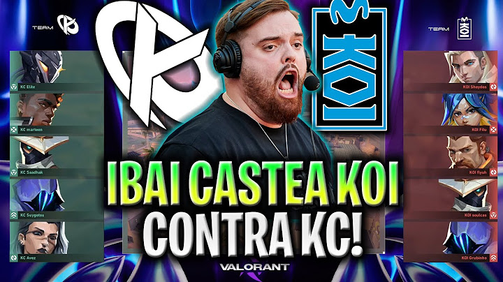 IBAI CASTEA AL NUEVO KOI VCT! - KOI vs KC MAPA SUNSET SHOWMATCH KOICOM 2024