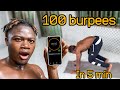 100 burpees in 5min challenge - Sorry I couldn&#39;t complete it