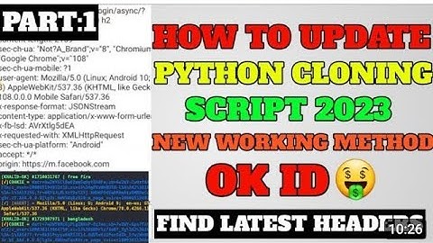 How To Update Termux Cloning Command|How To Find Working Facebook Method And Headers|