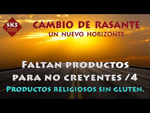 Rasante  29 -  Faltan productos para no creyentes  /4.  Productos religiosos sin gluten.