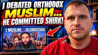 Orthodox Muslim Vs. 10 Christians Debate..I DEBATED Libyano & HE COMMITTED SHIRK 🤯