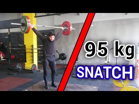 HALTER ANTRENMANI | PERSONAL RECORD 95 KG SNATCH (Weightlifting)