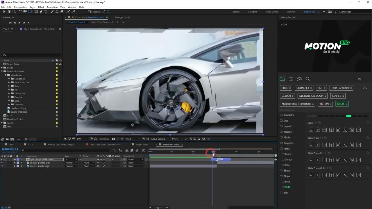 Motion Bro V2 How to Use After Effects and Premiere Pro tutorial YouTube
