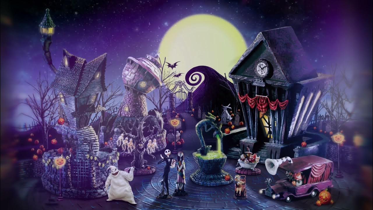 The Nightmare Before Christmas ☃️ — 🕸 Beautiful & Spooky Musical Ambience 🕸 YouTube
