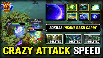 30KILLS INSANE BASH HARD CARRY Faceless Void | Crazy Attack Speed Build | 100% Show no Mercy DOTA 2