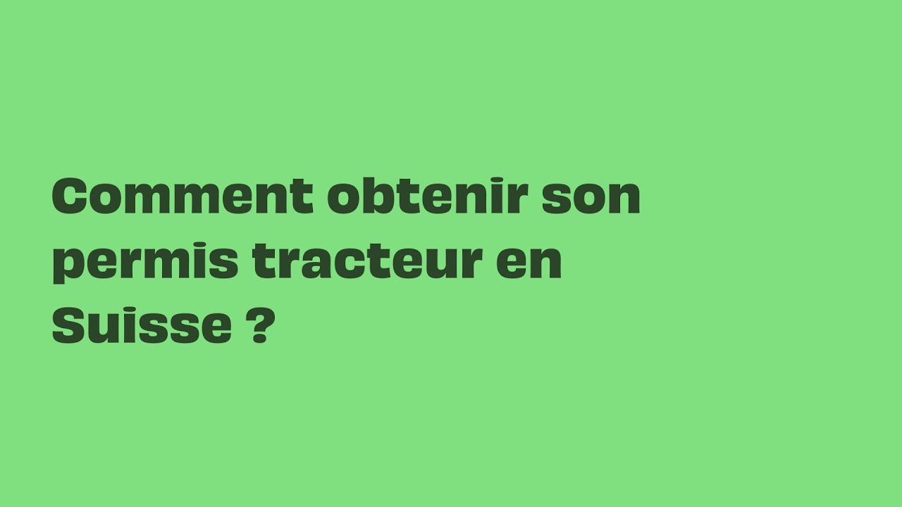 Miniature vidéo - Comment passer ton permis de conduire en Suisse ?