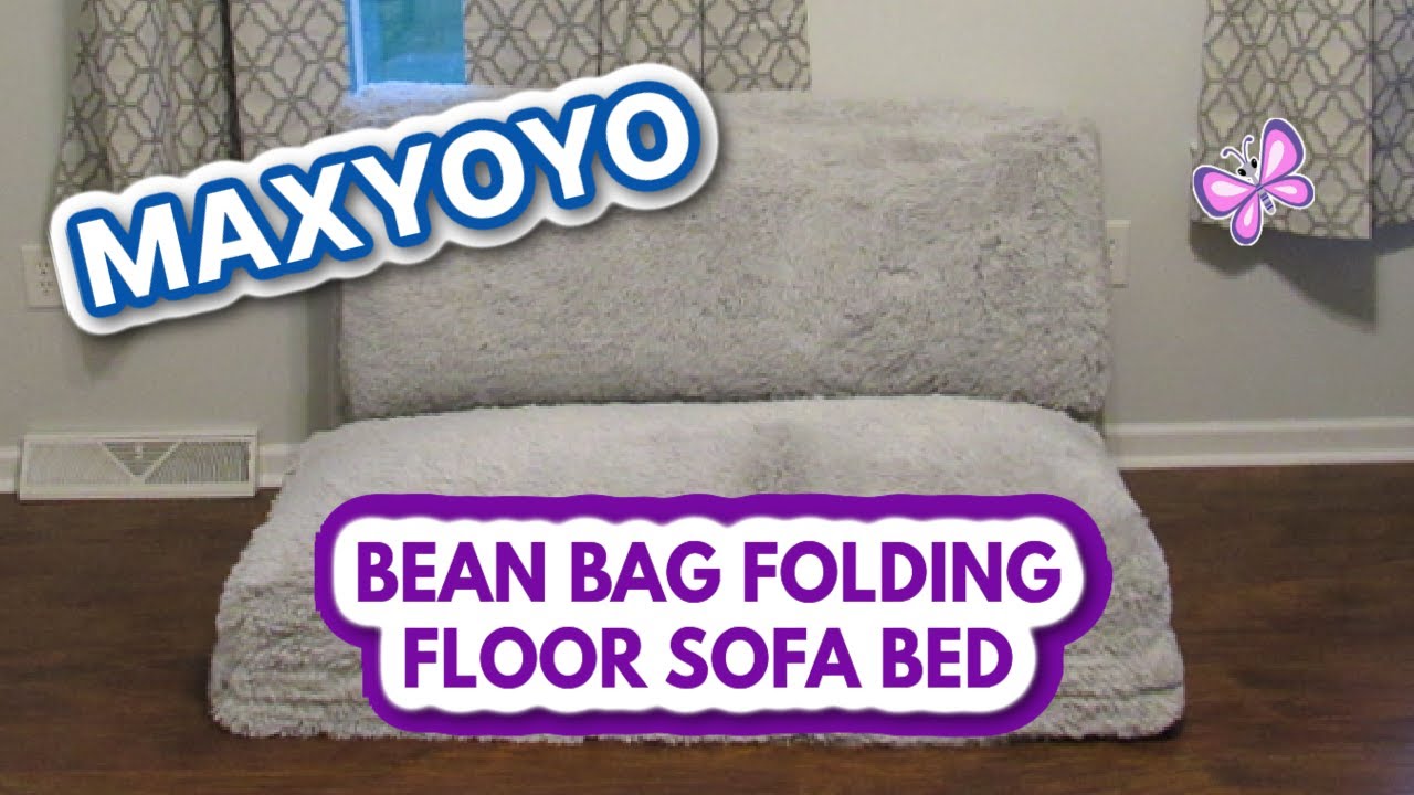 Maxyoyo Bean Bag Folding Floor Sofa Bed