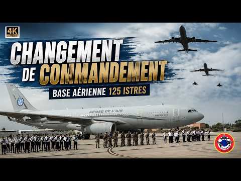 LE GÉNÉRAL Y MALARD COMMANDANT LA BA 125 ISTRES CÉRÉMONIE DE LA PASSATION DE COMMANDEMENT 27/08/26