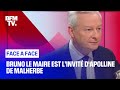 Face-à-Face : Bruno Le Maire