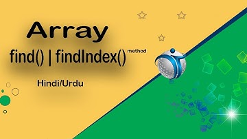 #Javascript array method find | findIndex in Hindi/Urdu.