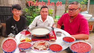 Thánh Ăn Ớt.Giao Lưu Tiết Canh Lòng Lợn Với Đầu Bếp Hải | Biển Nguyễn ngọc.