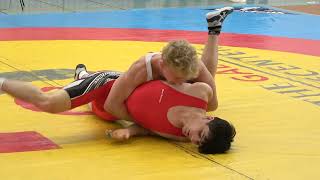 Wrestling Ringen Mdm 2024 In Jena, Junioren U20, 74 Kg, Freestyle, Abdurashidov, R. - Lehmann