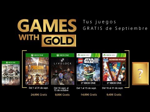 Games with Gold Xbox One y Xbox 360 | Septiembre 2018