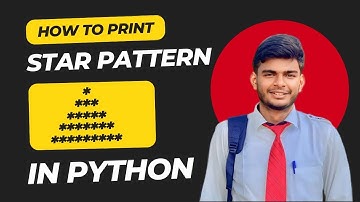 Star Pattern in Python Using For Loop | CodeWithAngel
