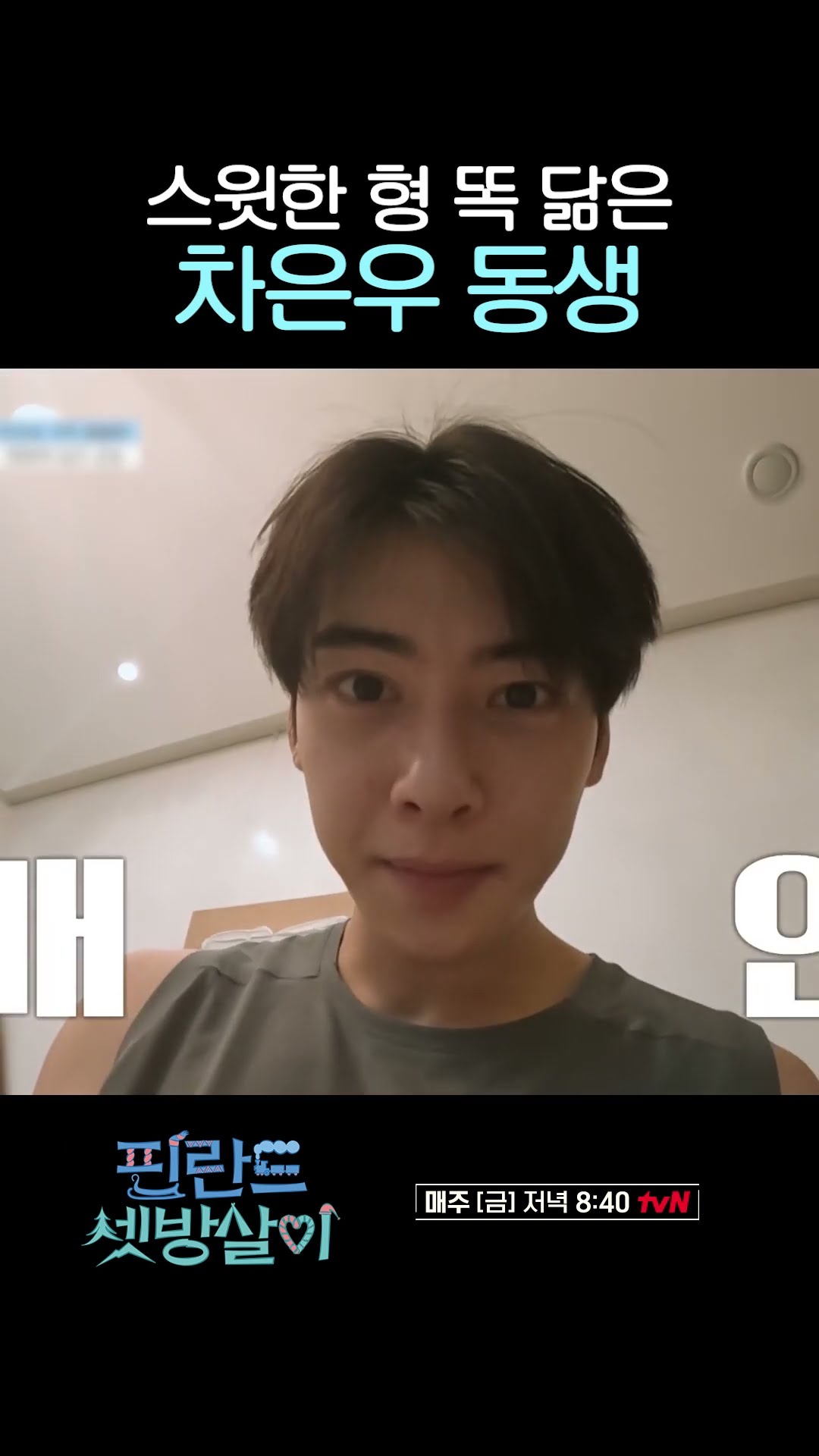 스윗한 차은우에 더 스윗한 차은우 동생 #핀란드셋방살이