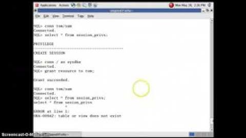 ORACLE USER MANAGEMENT