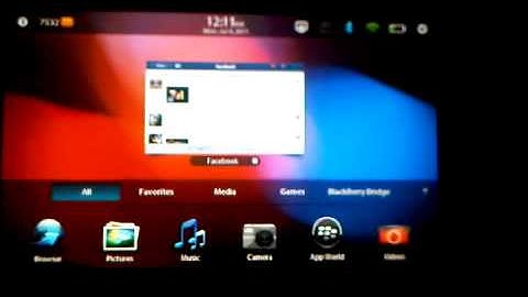 Blackberry Playbook eyeopener - How to set up a password.
