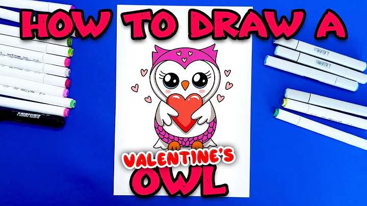 How To Draw a Valentine's Owl Easy