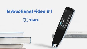 Instructional video #1️⃣ Start of NEWYES Scan Reader Pen 3 PRO Translator & Reading Pen