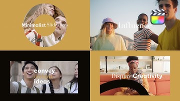 Minimalist Slideshow Modular Template for Final Cut Pro — MotionVFX