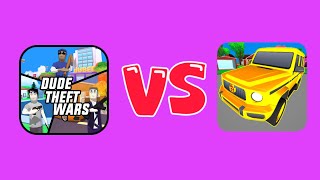 Dude Theft Wars FPS Open World Vs Gangs Wars City : Pixel Shoot gameplay (iOS - Android)