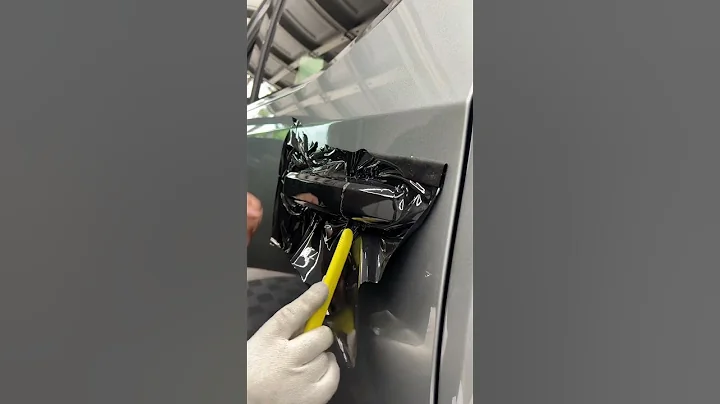 Chrome delete door handles! 2023 Chevy Silverado! 3M gloss black 2080