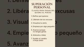 # Dato clave para tu crecimiento personal