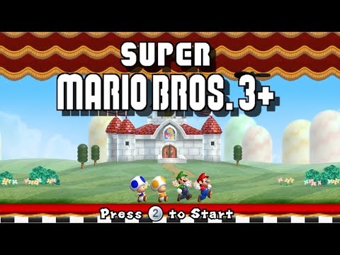 New Super Mario Bros 3+ Worlds 1-8 Full Game (100%)