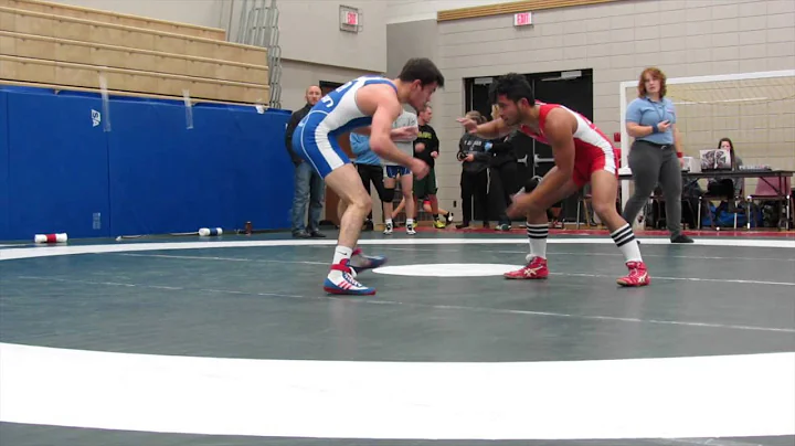 2014 Huskie Open: 54 kg Patrick Leynes vs. Eric Ro...